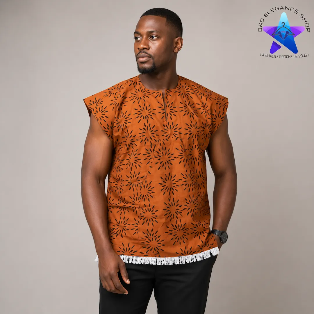CHEMISE  FORET GUINEE SANS MANCHE 001