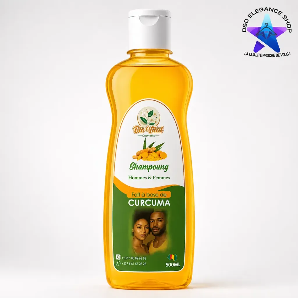 [GEP-PEA-BIV-CUR] SHAMPOING BIO VITAL (CURCUMA)