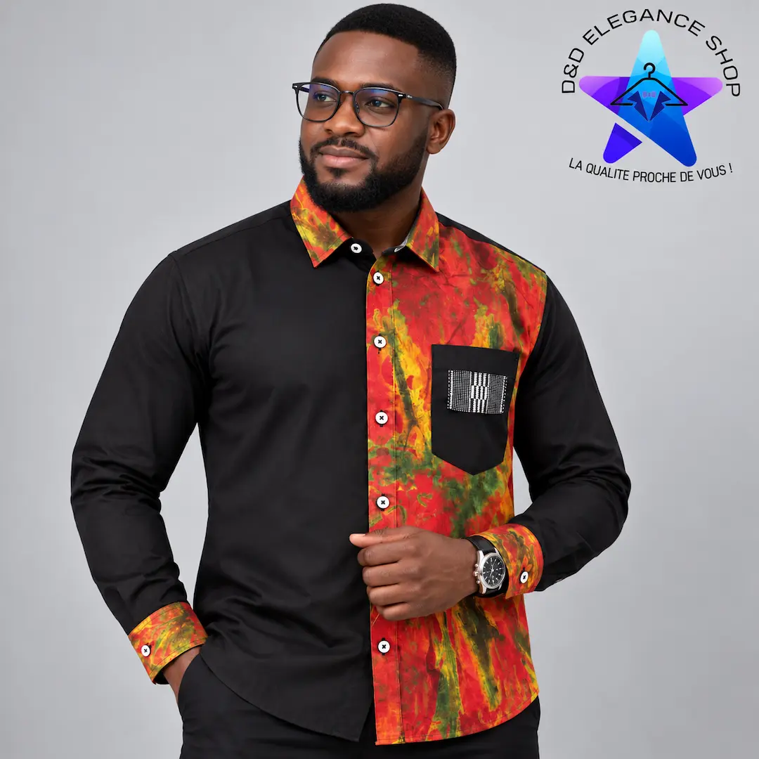 CHEMISE SIMPLE COTE D'IVOIRE  079