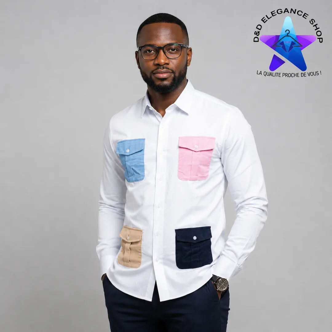 [CHE-CIV-VIP-0032] CHEMISE VIP COTE D'IVOIRE  003 (LONGUE, XL)
