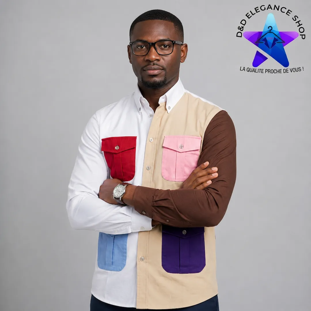 [CHE-CIV-VIP-0071] CHEMISE VIP COTE D'IVOIRE  007 (LONGUE, XL)
