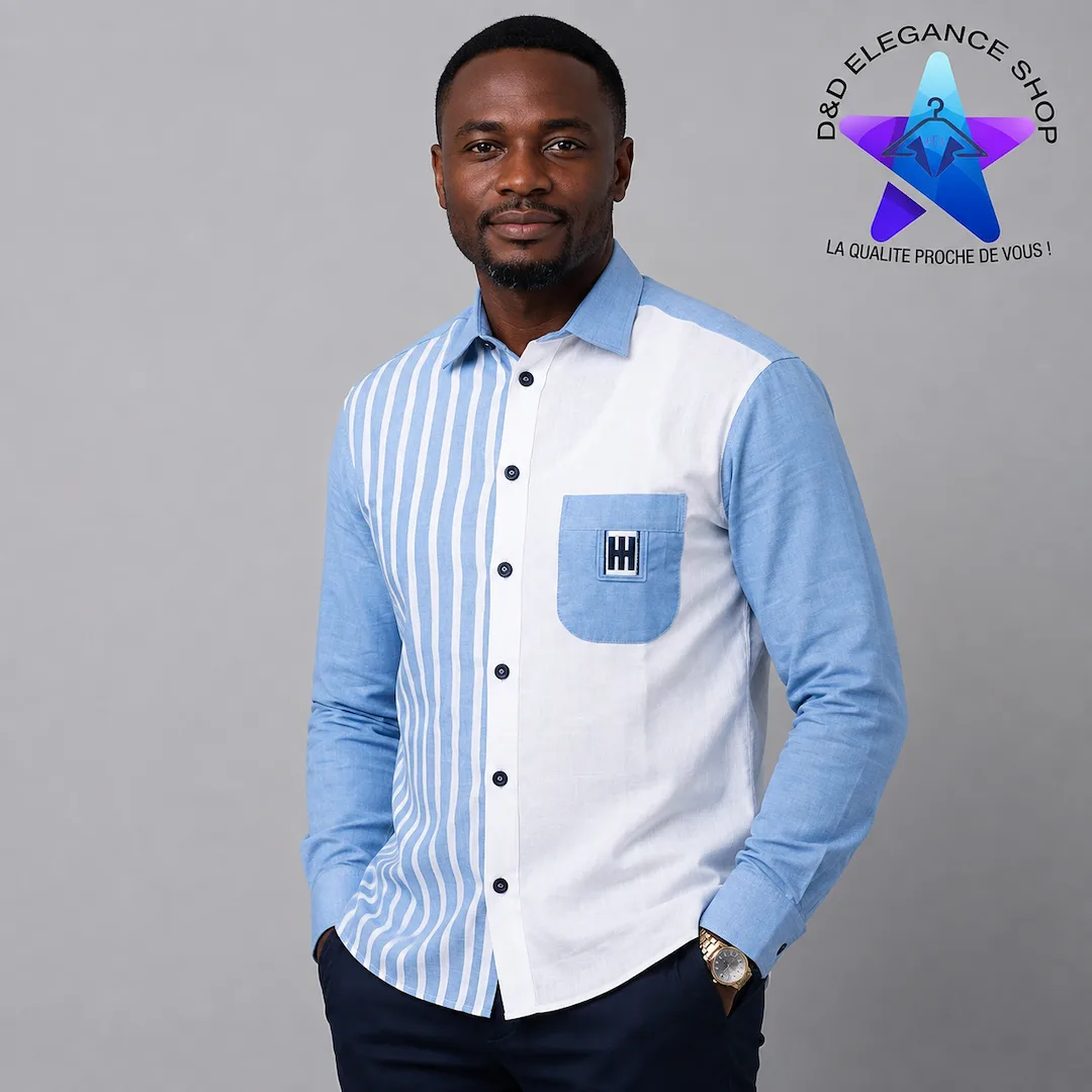 [CHE-CIV-VIP-0111] CHEMISE VIP COTE D'IVOIRE  011 (LONGUE, XL)