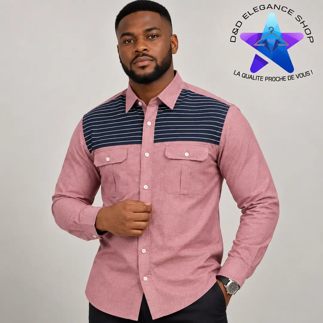 [CHE-CIV-VIP-0391] CHEMISE VIP COTE D'IVOIRE  039 (LONGUE, XL)