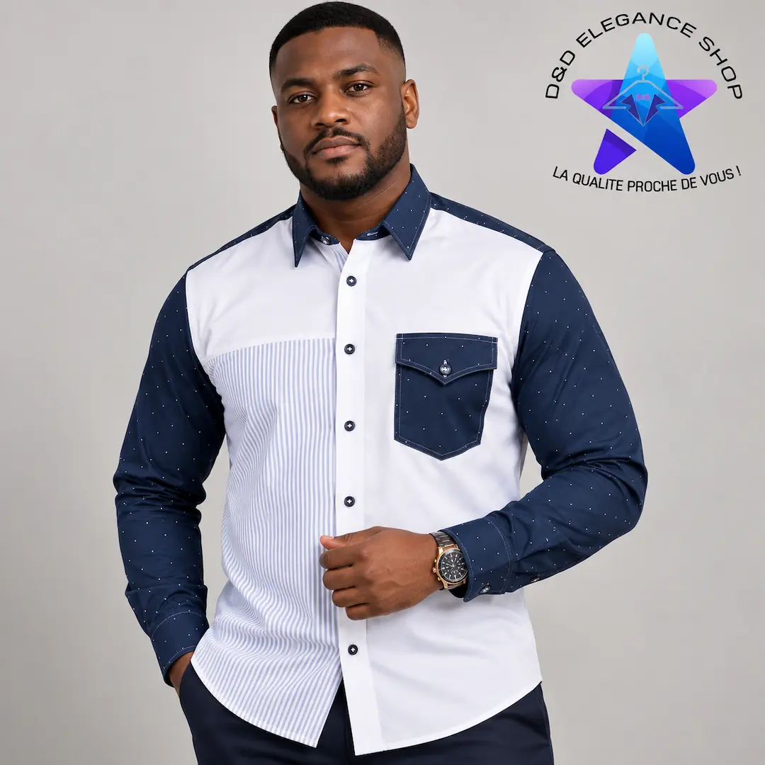 [CHE-CIV-VIP-0421] CHEMISE VIP COTE D'IVOIRE  042 (LONGUE, XL)