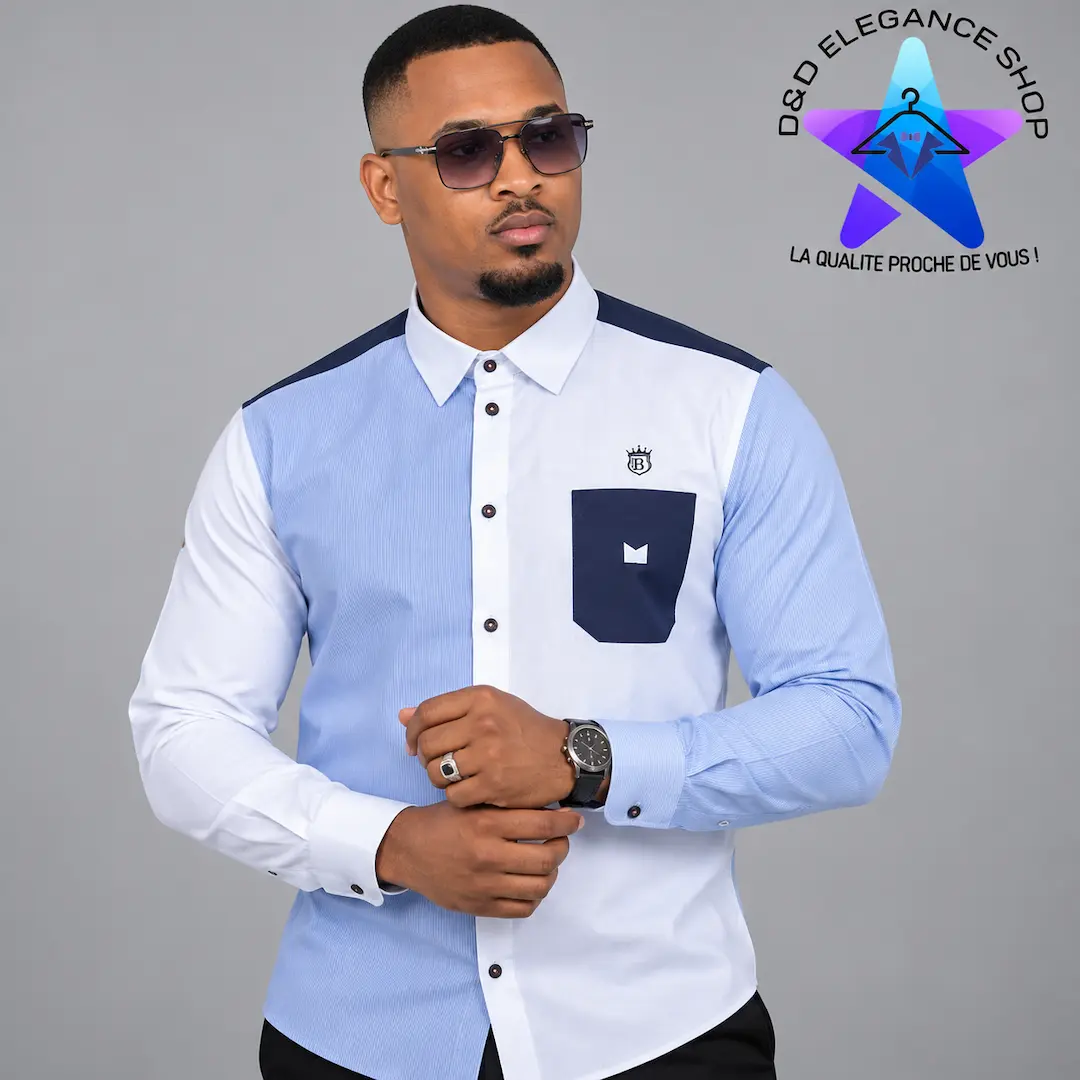[CHE-CIV-VIP-0581] CHEMISE VIP COTE D'IVOIRE  058 (LONGUE, XL)