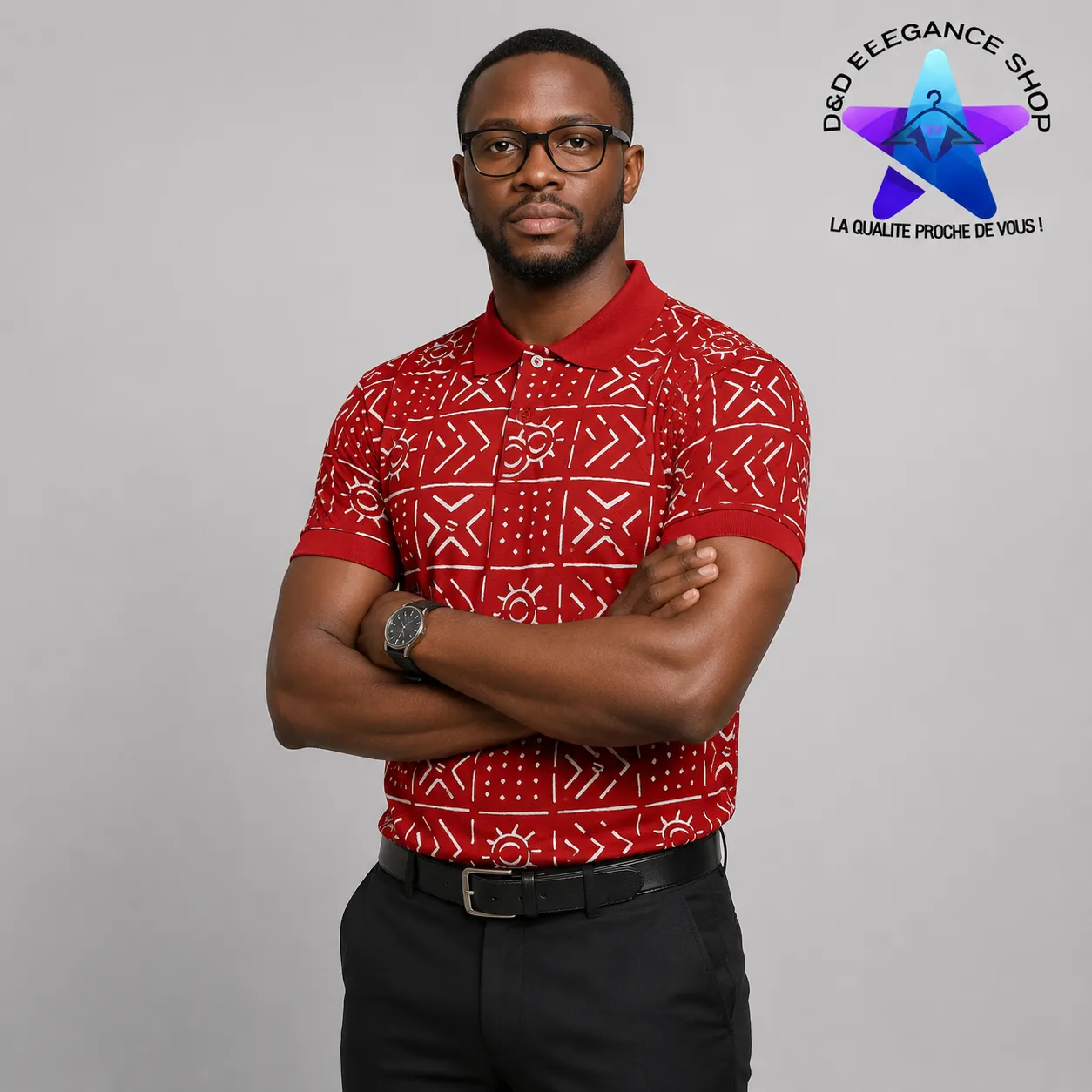 [CHE-CIV-POU-0083] CHEMISE  POLO UNIQUE COTE D'IVOIRE 008 (XL)