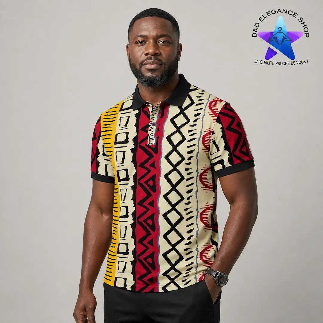 [CHE-CIV-POU-0271] CHEMISE  POLO UNIQUE COTE D'IVOIRE 027 (LONGUE, XL)