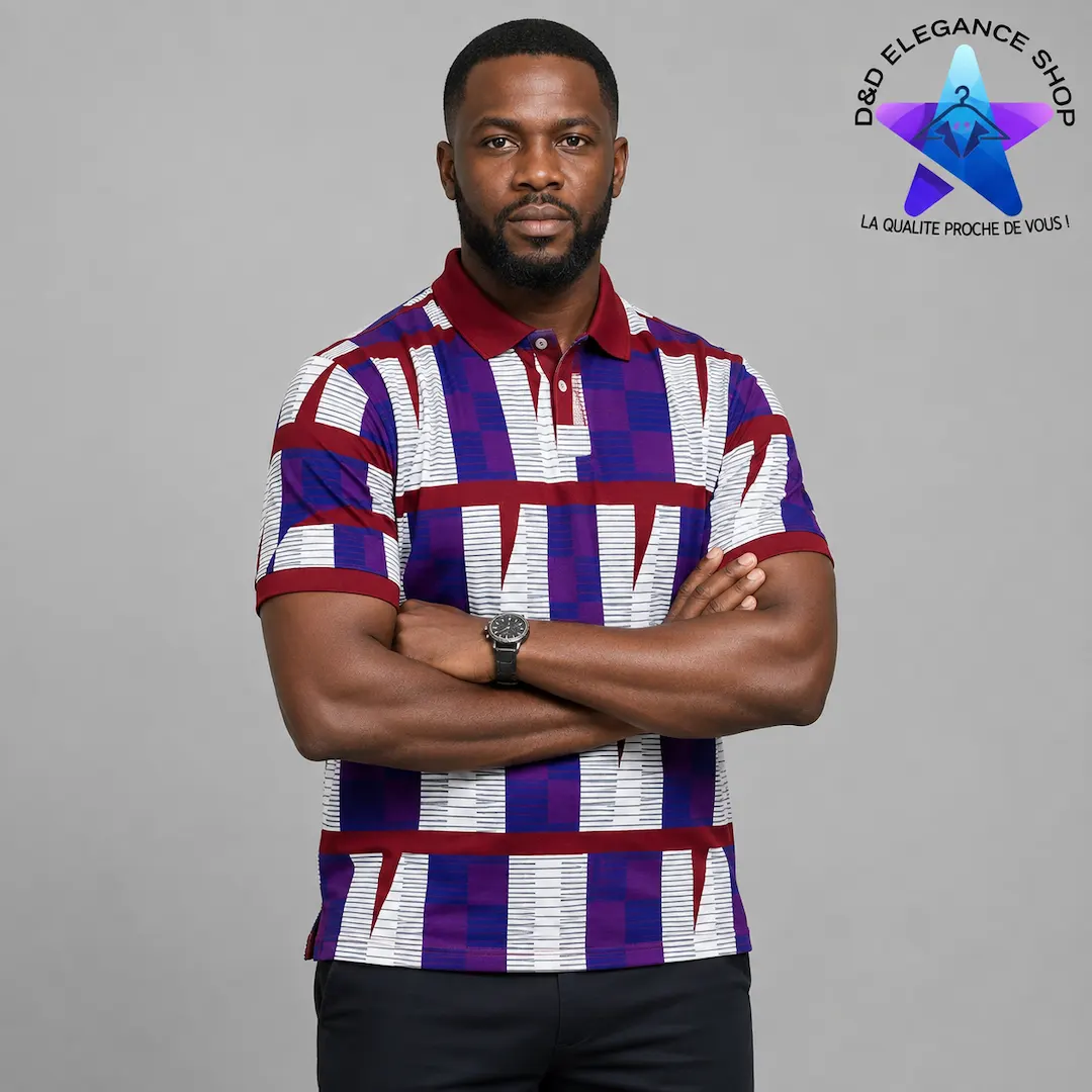 [CHE-CIV-POU-0311] CHEMISE  POLO UNIQUE COTE D'IVOIRE 031 (LONGUE, XL)
