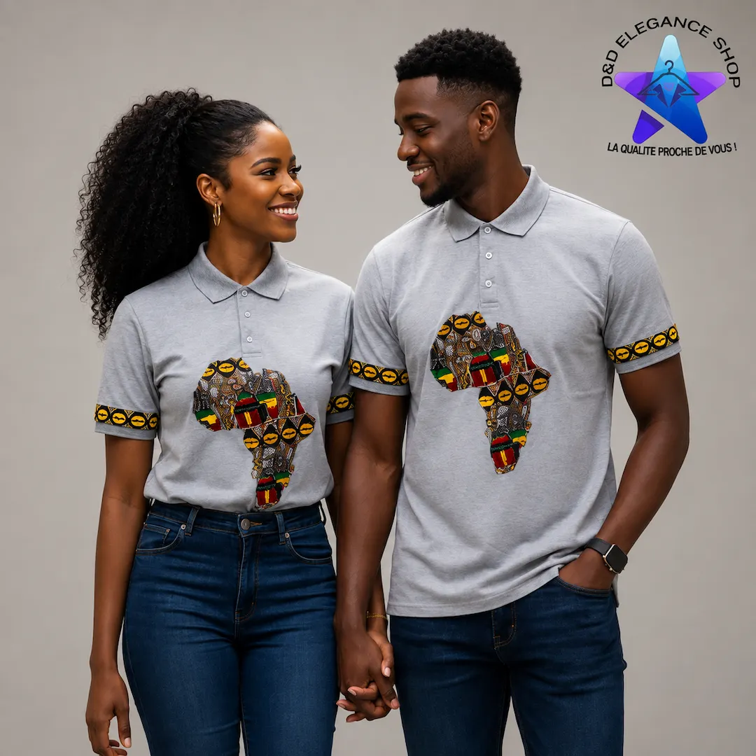 [CHE-BUR-POC-0011] CHEMISE  POLO COUPLE BURKINA 001 (XL)
