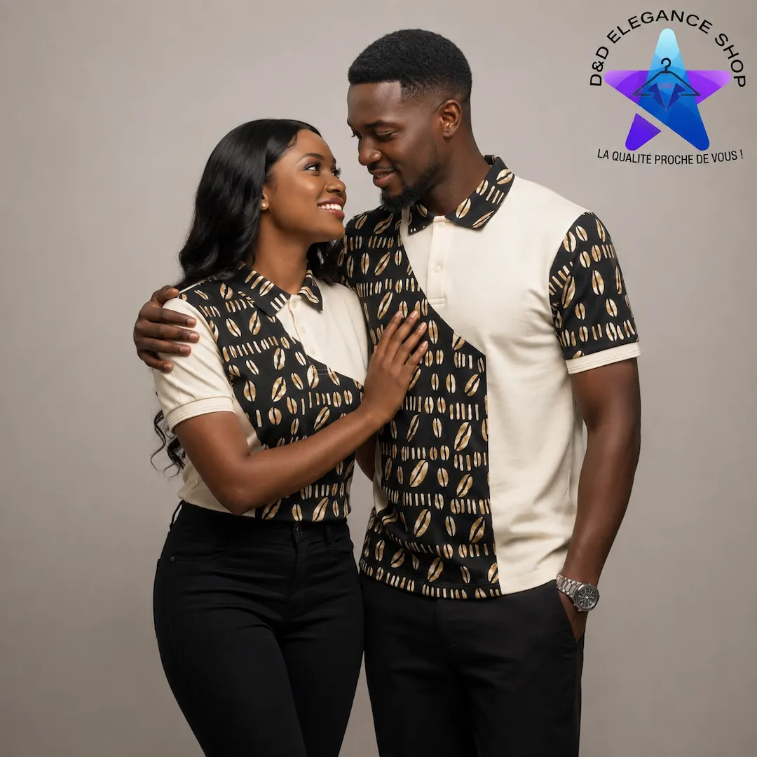[CHE-BUR-POC-0031] CHEMISE  POLO COUPLE BURKINA 003 (XL)