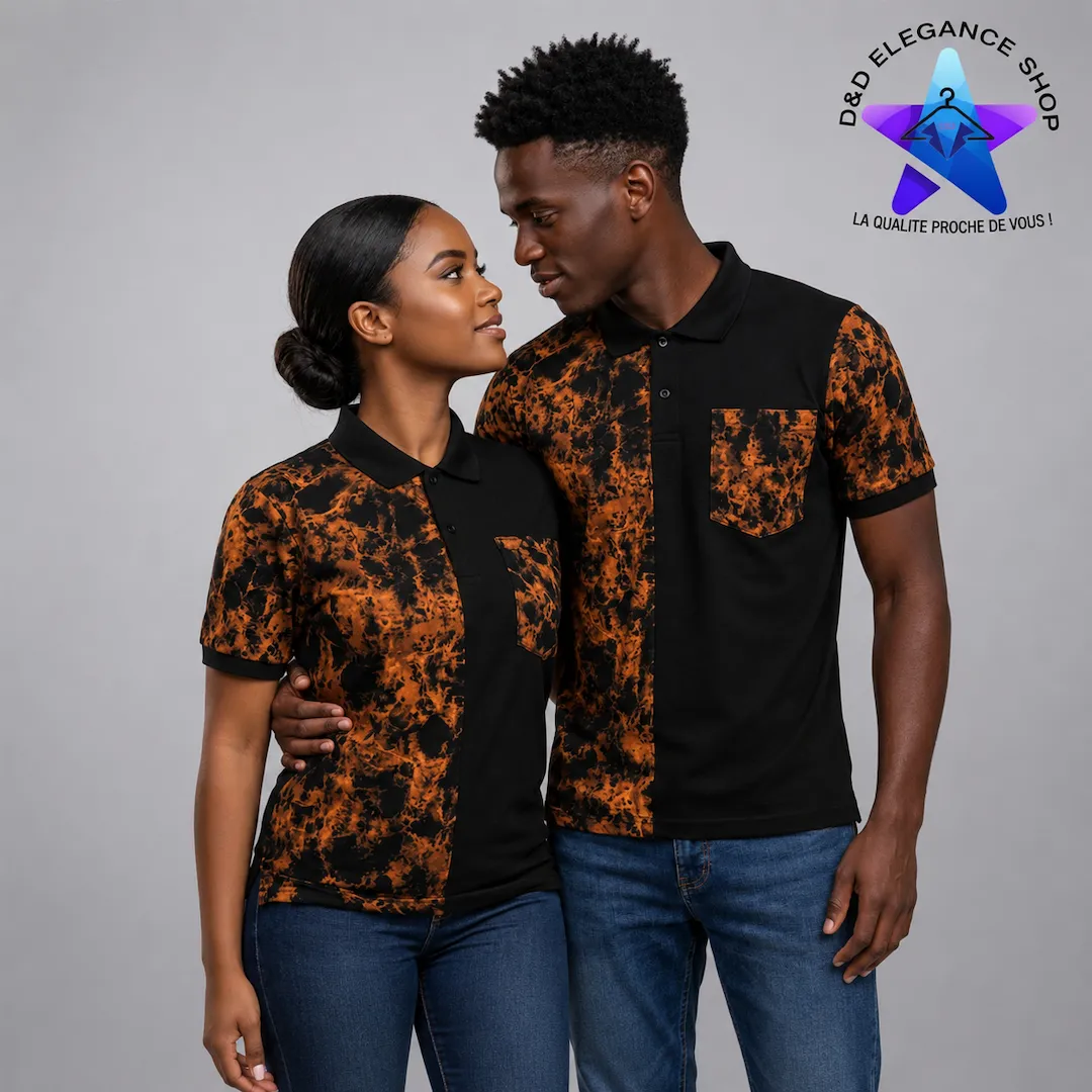 [CHE-BUR-POC-0051] CHEMISE  POLO COUPLE BURKINA 005 (XL)