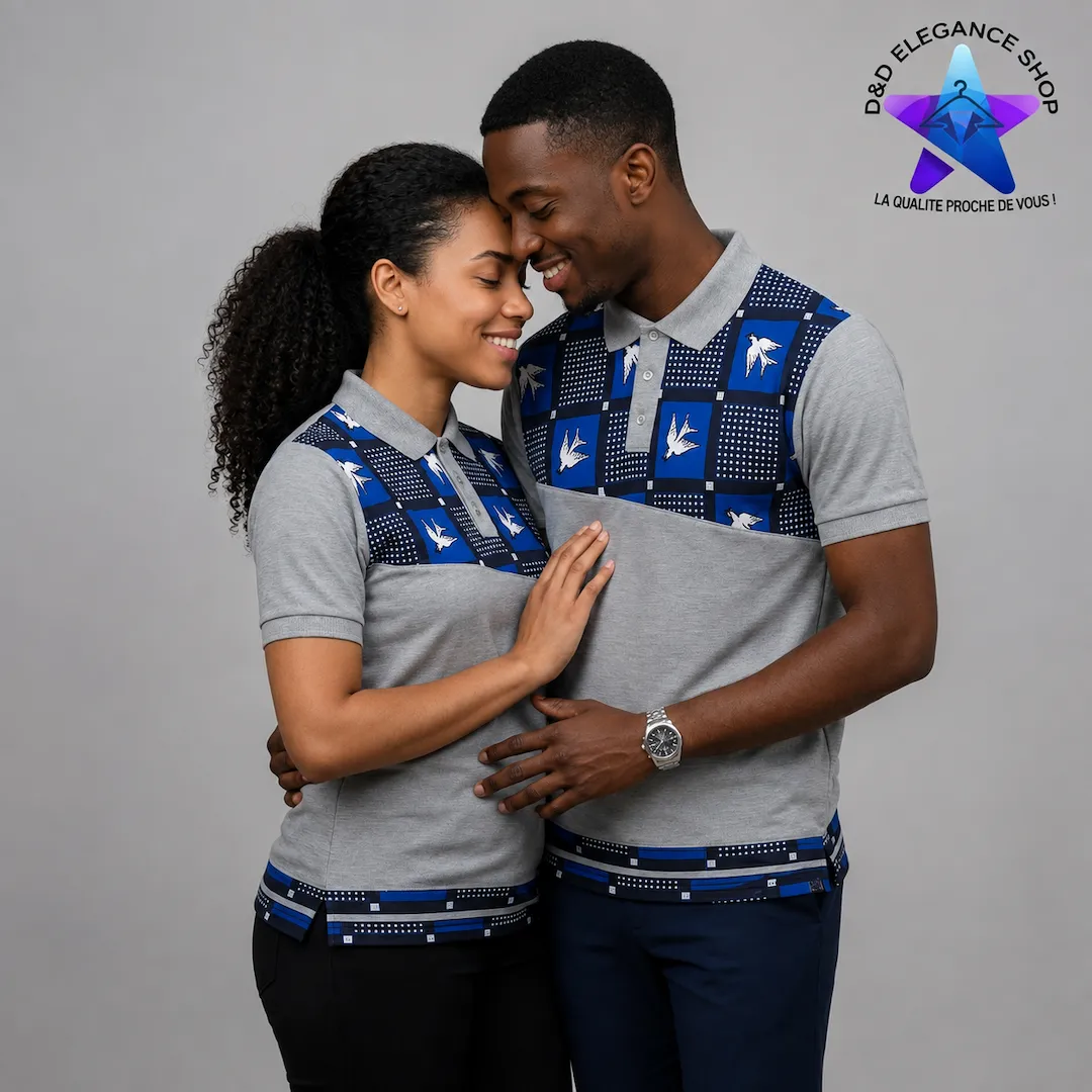 [CHE-BUR-POC-0101] CHEMISE  POLO COUPLE BURKINA 010 (XL)