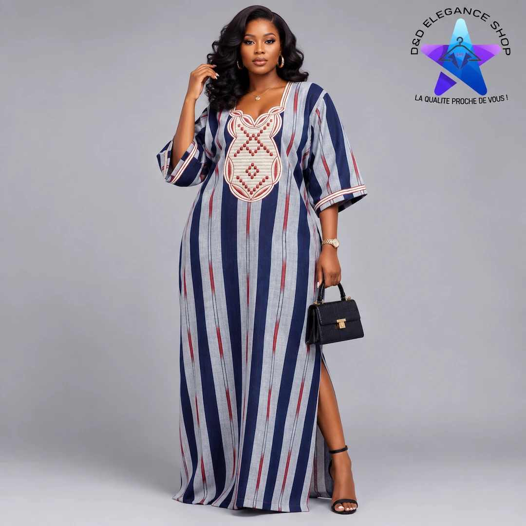 [ROB-BOU-BUR-0011] ROBE BOUBOU BURKINA 001 (XL)
