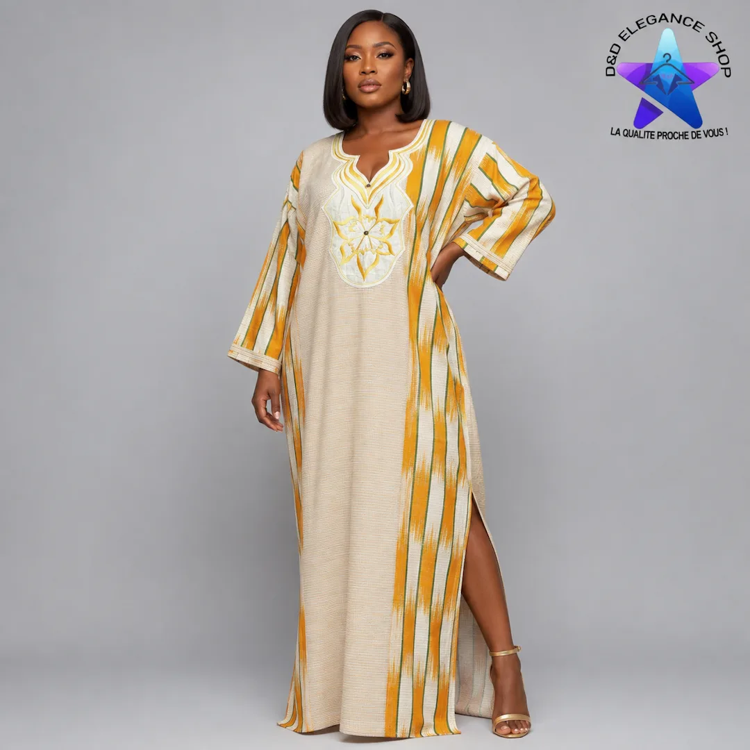 [ROB-BOU-BUR-0021] ROBE BOUBOU BURKINA 002 (XL)