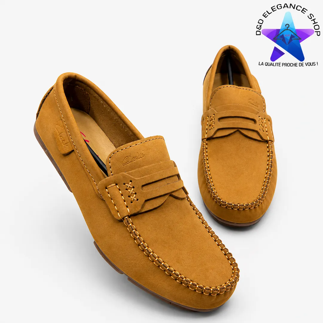 [CHA-MOC-VEL-0051] MOCASSINS VELOUR (DAIM) 002 (MARRON, 40)