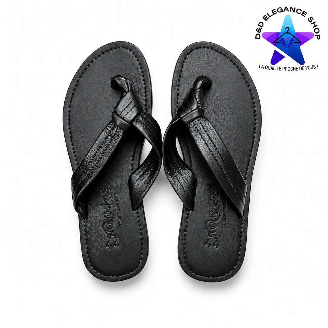 [CHA-CPF-GHA-0043] CLAQUETTES PETIT-FORMAT GHANA 003 (MARRON, 40)