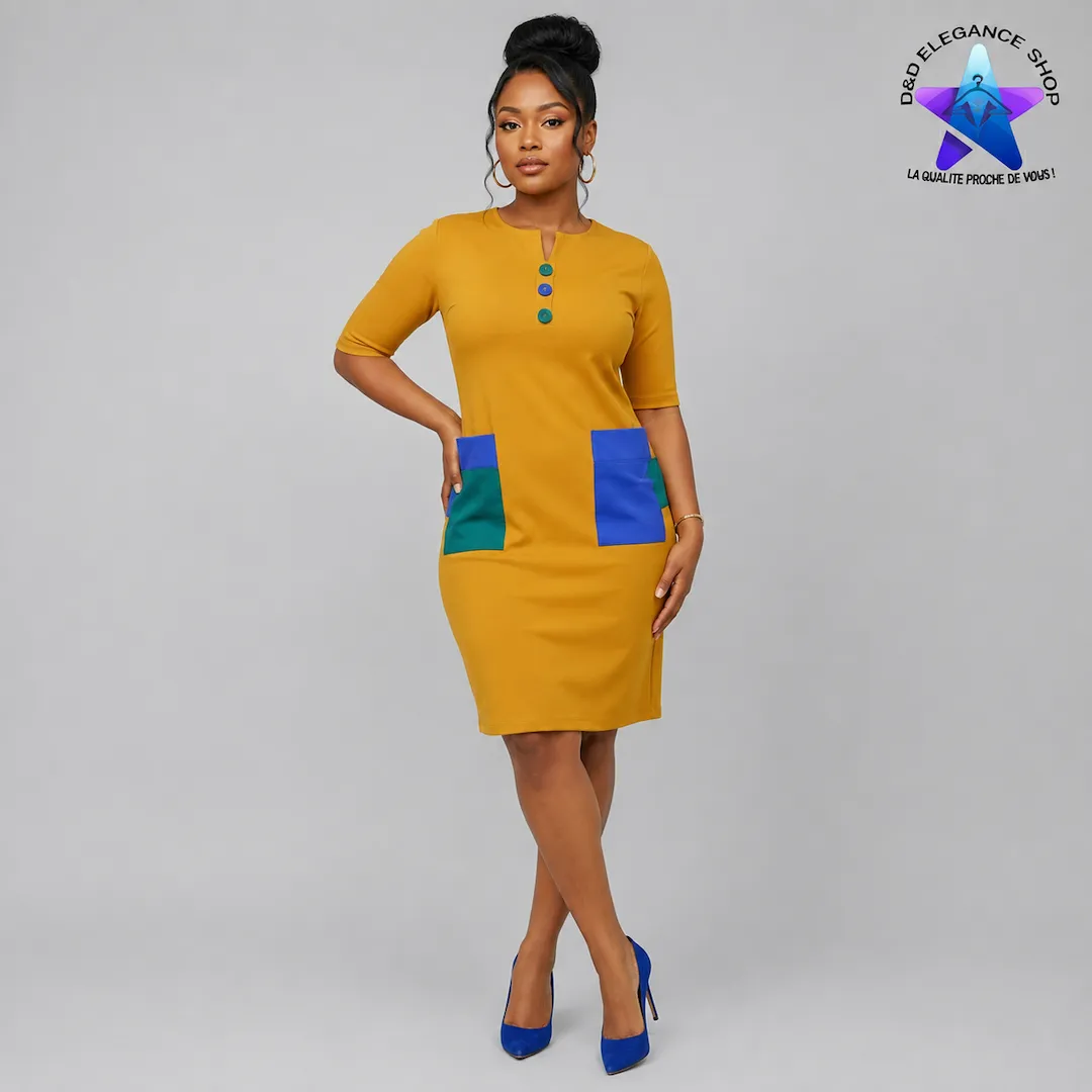 ROBE COURTE COTE D'IVOIRE 019 (XL)