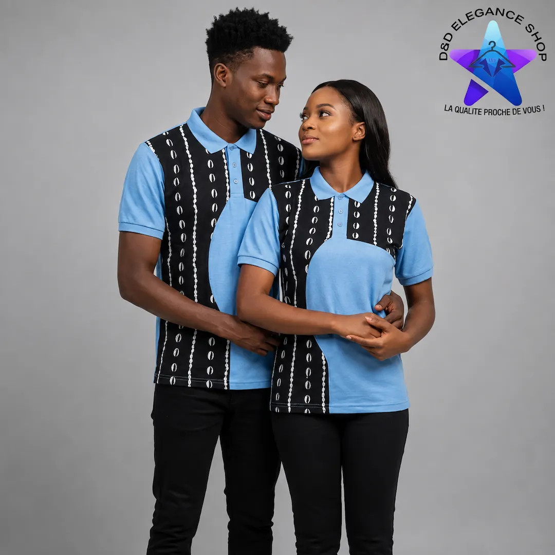 CHEMISE  POLO COUPLE BURKINA 006 (L)