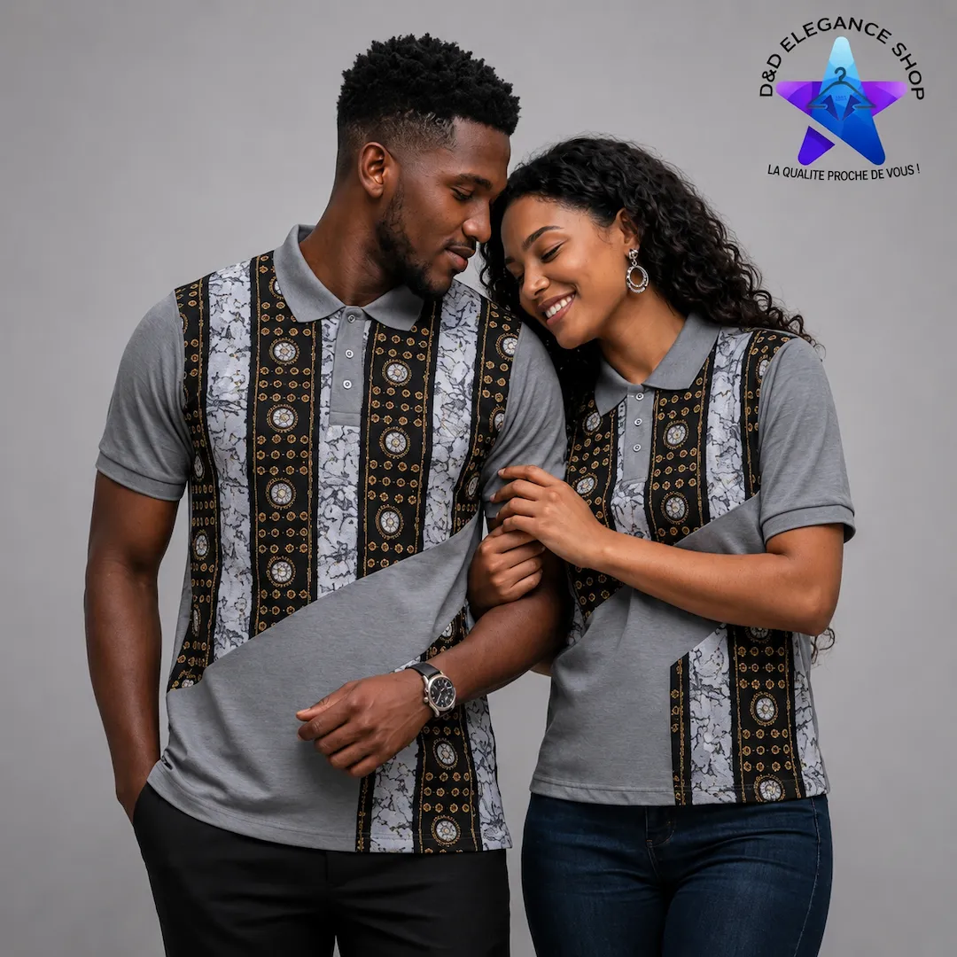 CHEMISE  POLO COUPLE BURKINA 009 (M)