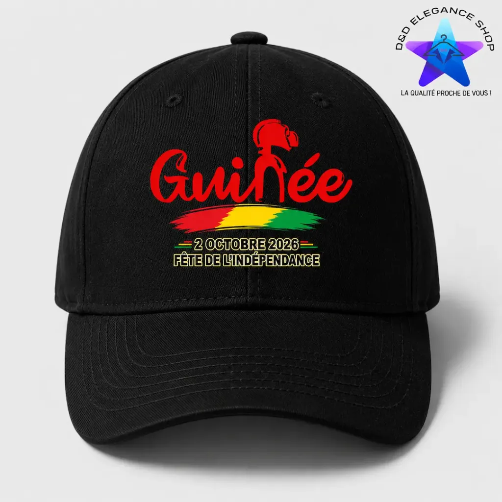 [CAS-IND-SIM-0023] CASQUETTE INDEPENDANCE SIMPLE 002 (MODEL 1, NOIRE)