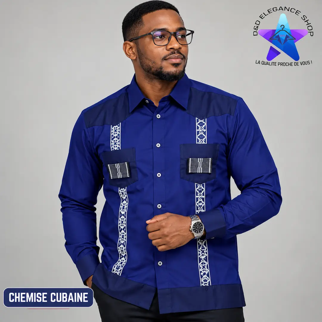 CHEMISE COTE D'IVOIRE CUBAINE 003