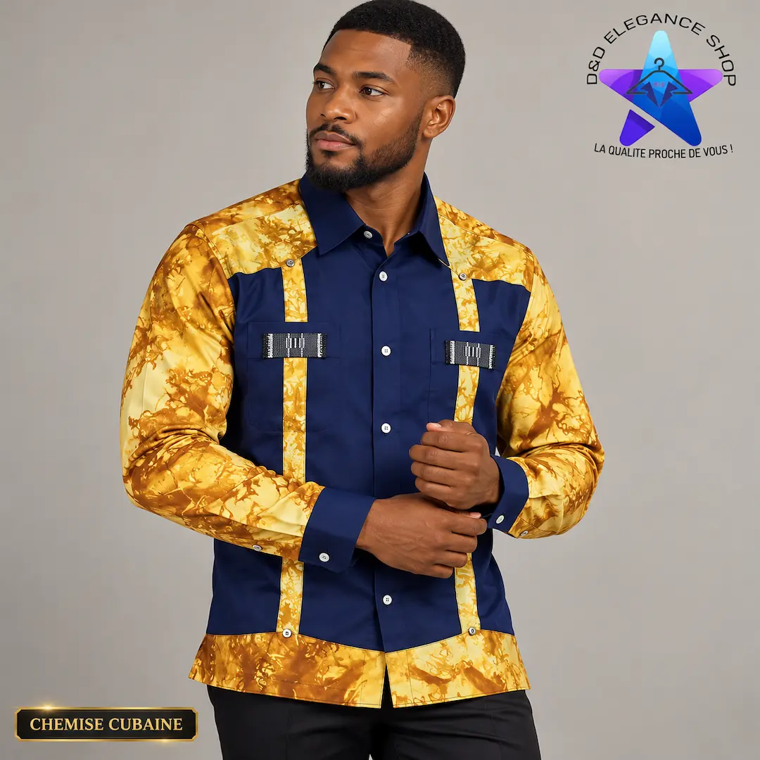 CHEMISE COTE D'IVOIRE CUBAINE 004