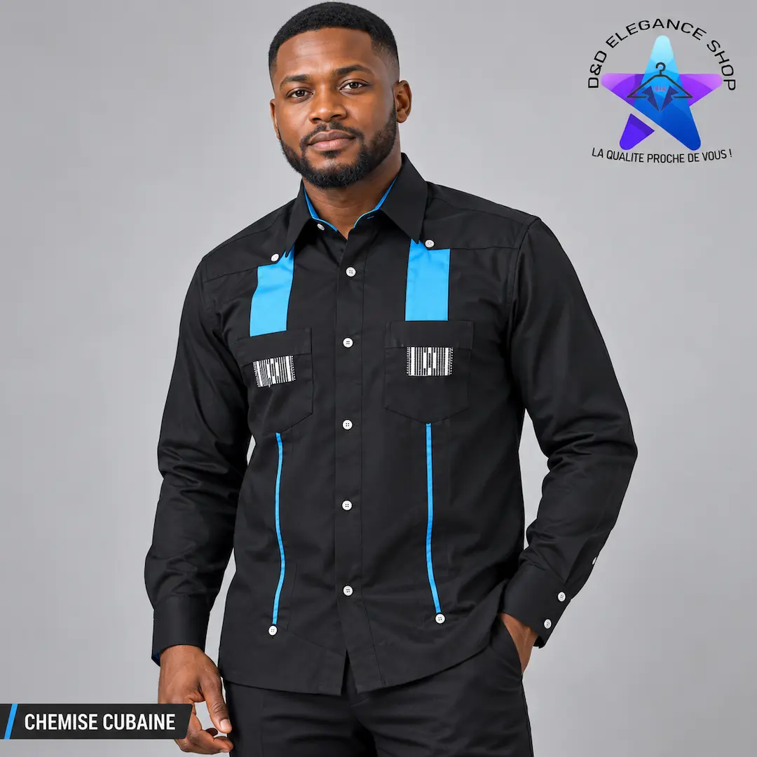 CHEMISE COTE D'IVOIRE CUBAINE 007