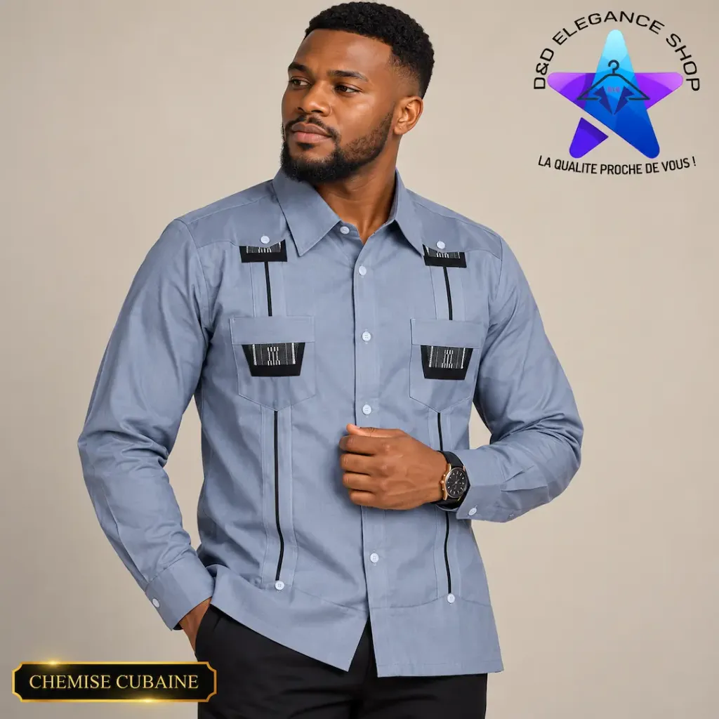CHEMISE COTE D'IVOIRE CUBAINE 010